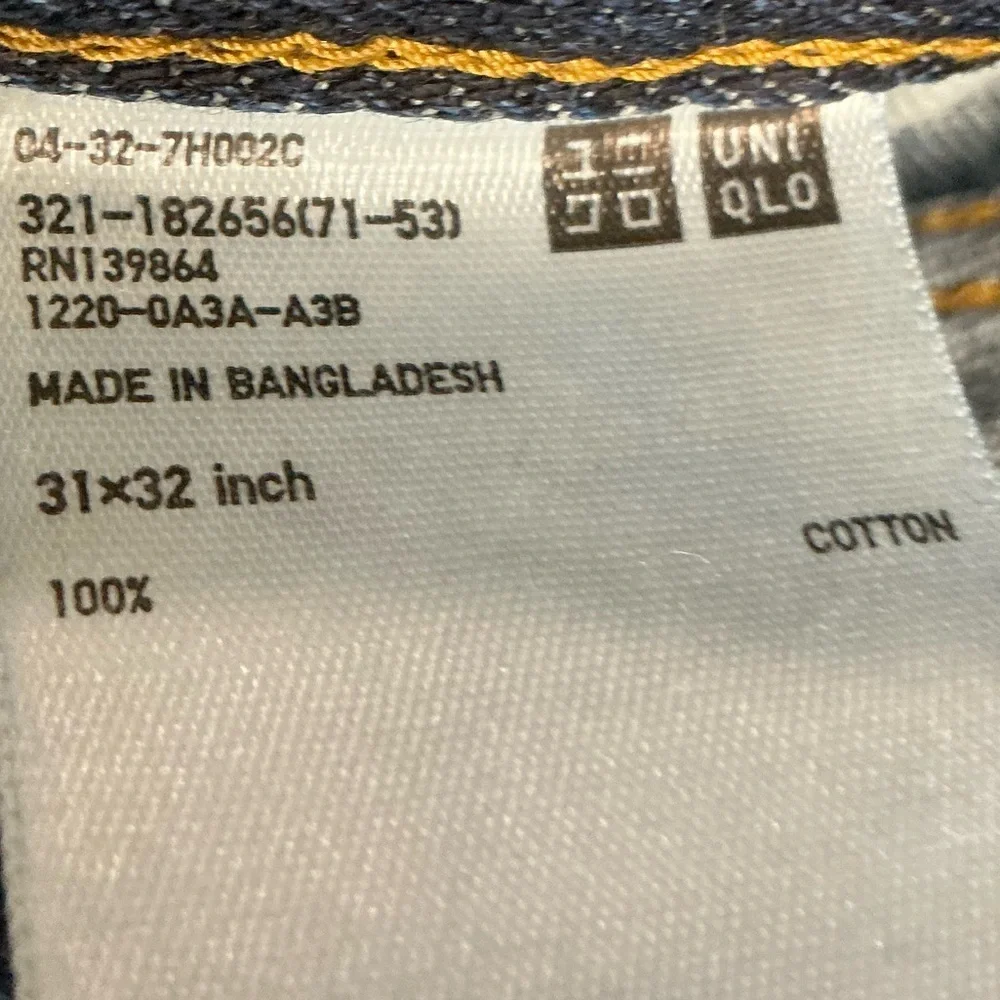 Uniqlo Men's Classic Straight Denim Jeans
